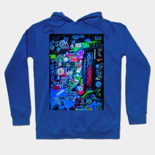 New York City Street Graffiti Tags Stickers Hoodie